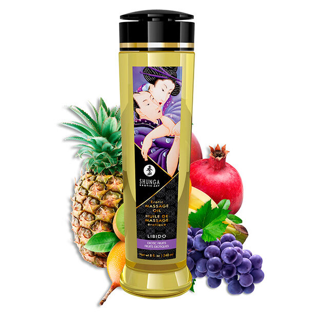 Huile de massage sensuelle aux fruits exotiques — SHUNGA OILS