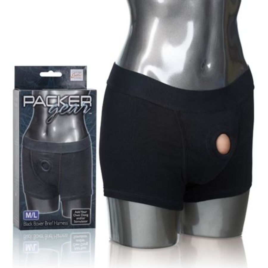 Calcinha com Arnês Ajustável Packer Gear — CALEXOTICS