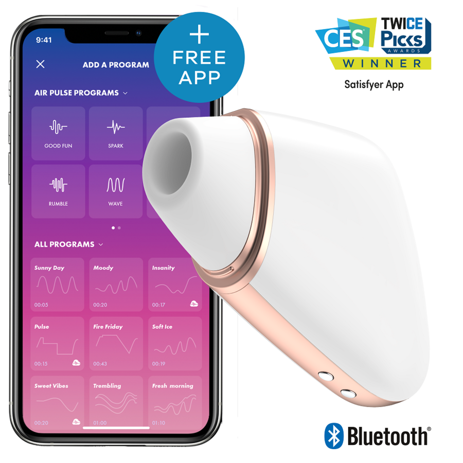 Stimulateur et vibromasseur à air Love Triangle — SATISFYER CONNECT