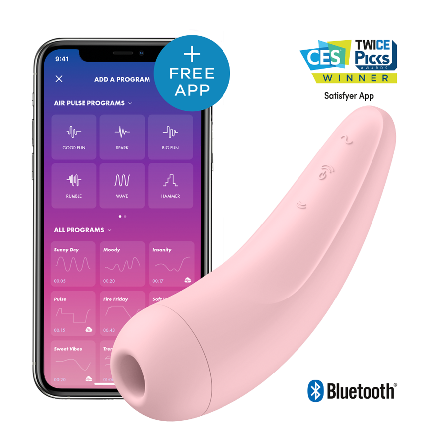 Stimulateur clitoridien Curvy 2+ connecté — SATISFYER CONNECT