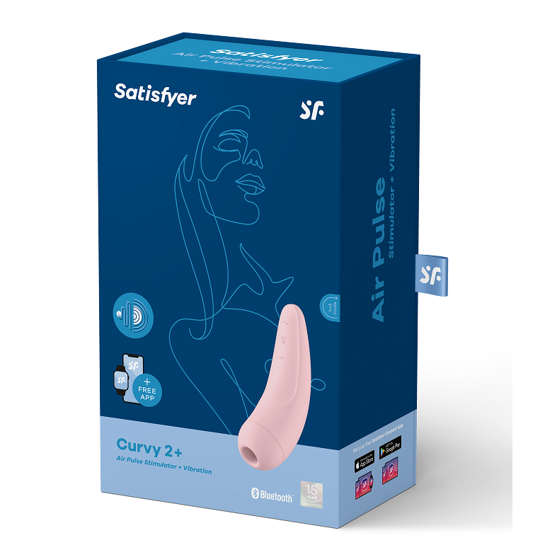 Stimulateur clitoridien Curvy 2+ connecté — SATISFYER CONNECT