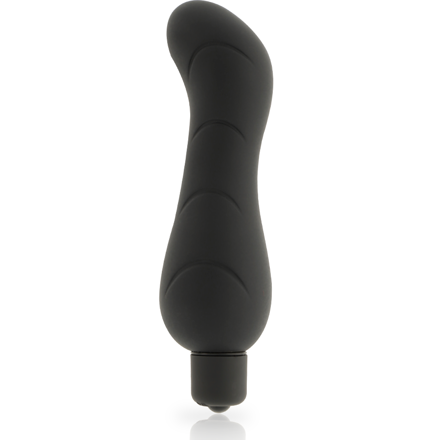Vibrateur g-spot en silicone noir — DOLCE VITA