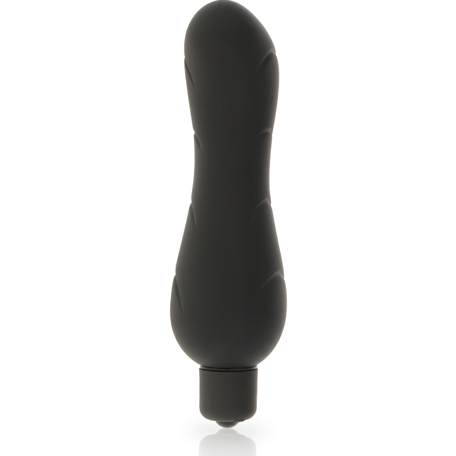 Vibrateur g-spot en silicone noir — DOLCE VITA
