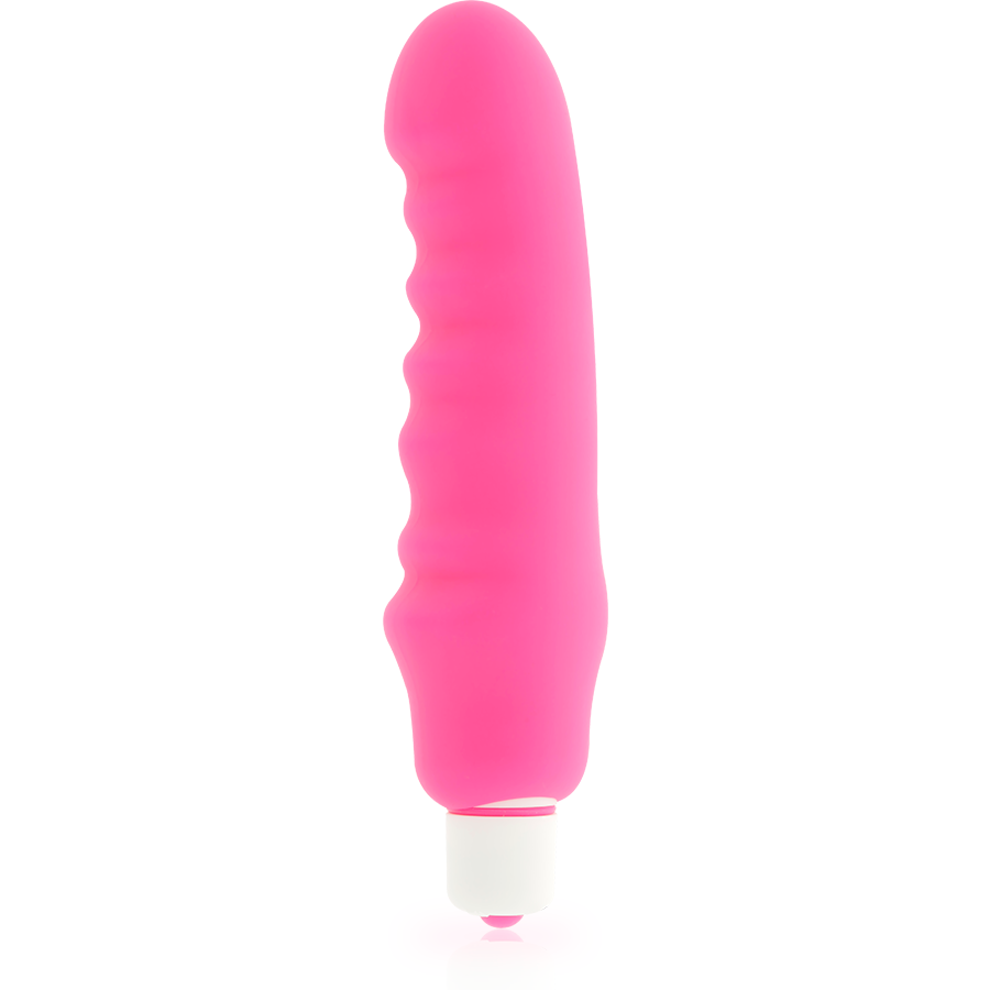 Vibromasseur classique en silicone rose — DOLCE VITA