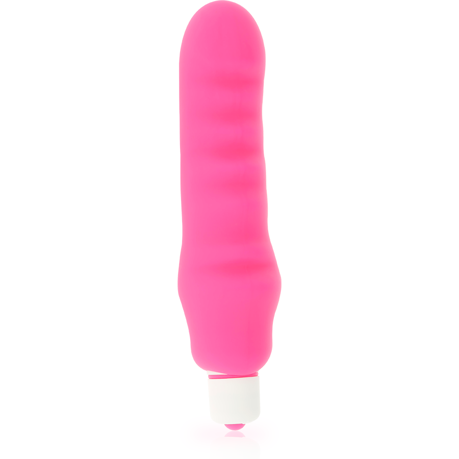 Vibromasseur classique en silicone rose — DOLCE VITA