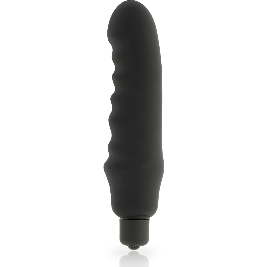 Stimulateur double usage en silicone noir — DOLCE VITA