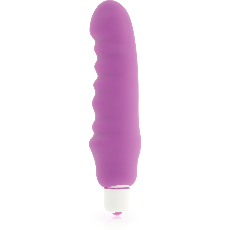 Vibromasseur classique en silicone violet — DOLCE VITA