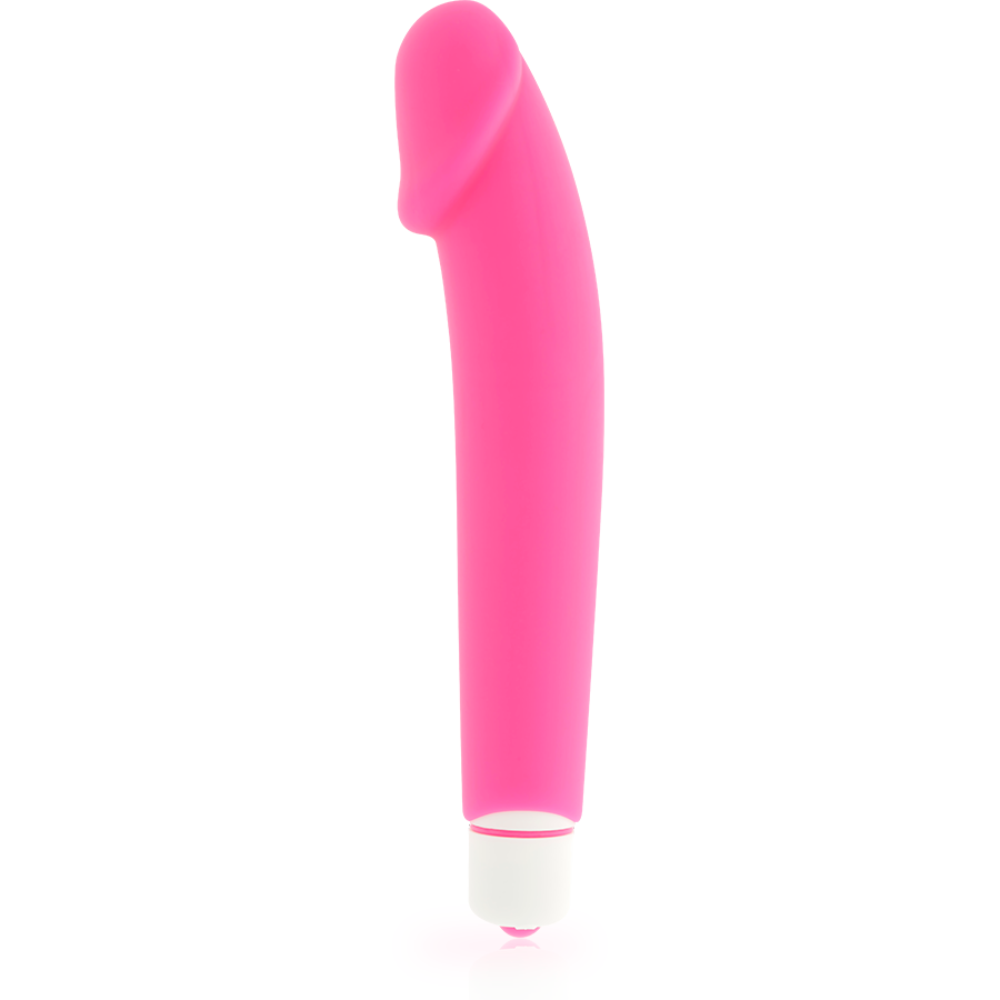 Stimulateur vibrant double usage en silicone rose — DOLCE VITA