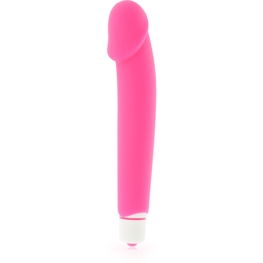 Stimulateur vibrant double usage en silicone rose — DOLCE VITA