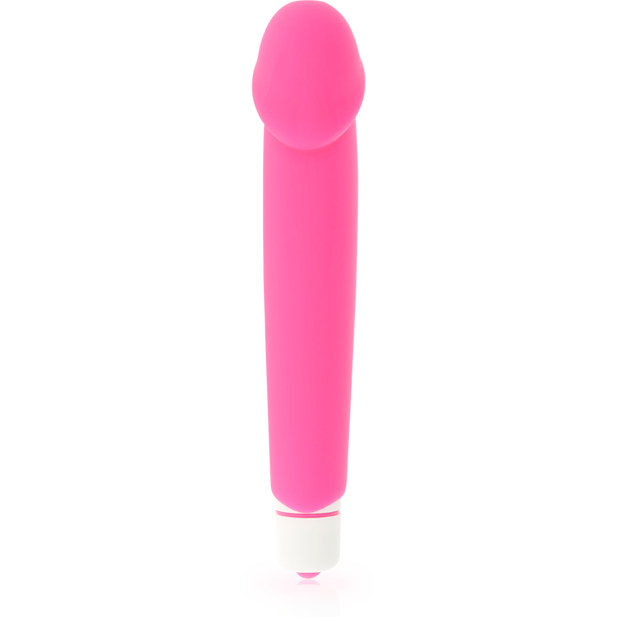 Stimulateur vibrant double usage en silicone rose — DOLCE VITA