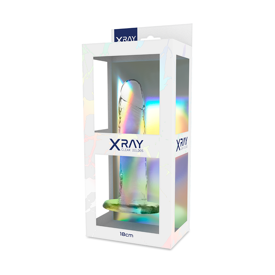Godet réaliste transparent 18 cm — X RAY