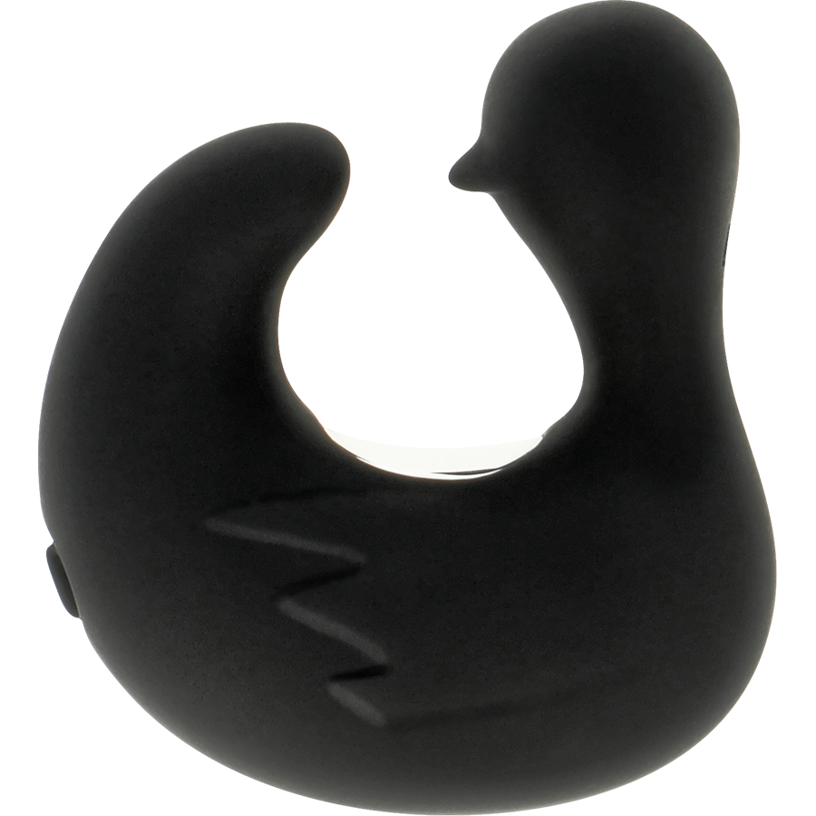Dé à coudre vibrant rechargeable en silicone — BLACK&SILVER