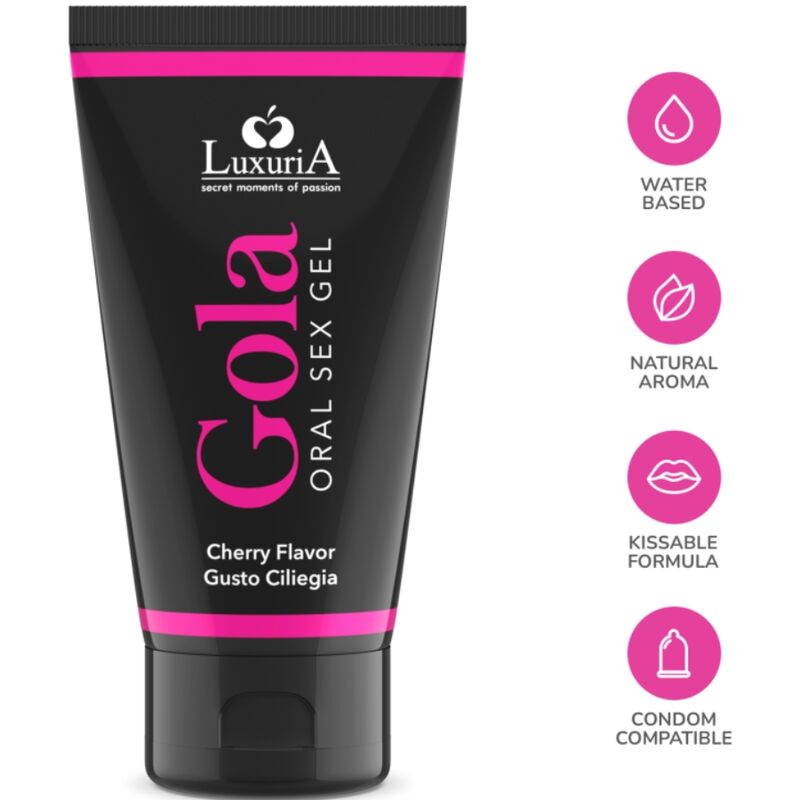 Gel oral de sabor cereja — INTIMATELINE LUXURIA