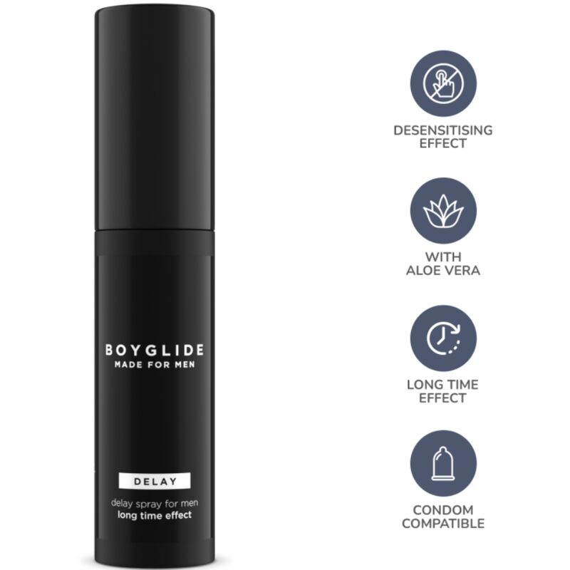 Spray retardant intime à l'aloe vera — INTIMATELINE BOYGLIDE