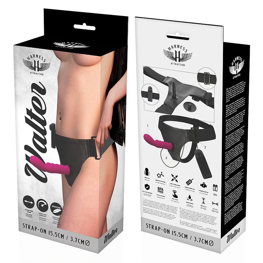 Harnais vibrant avec stimulateur point G — HARNESS ATTRACTION