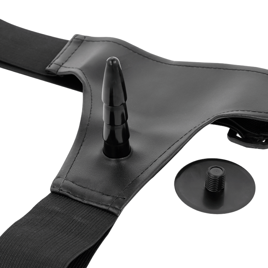 Harnais click avec phallus stimulateur point G — HARNESS ATTRACTION