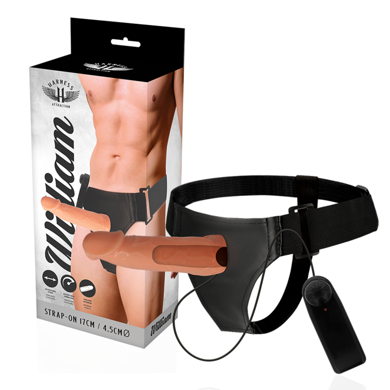 Harnais creux réaliste avec vibrateur — HARNESS ATTRACTION