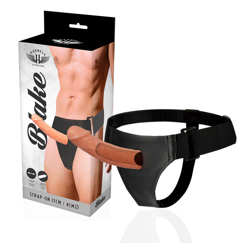 Harnais creux réaliste Blake 15,5 cm — HARNESS ATTRACTION