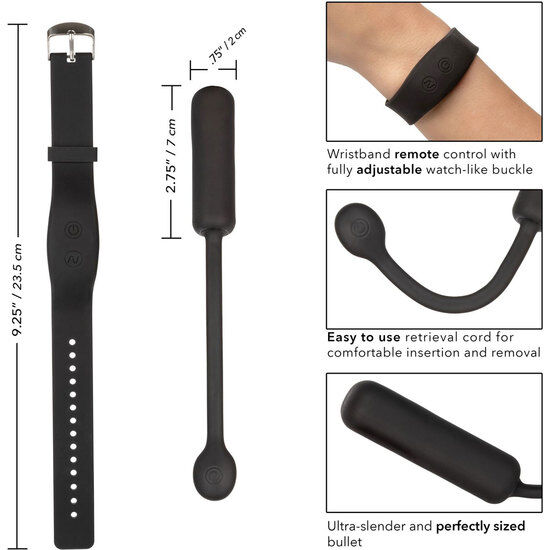 Bullet vibrant télécommandé au poignet — CALEXOTICS