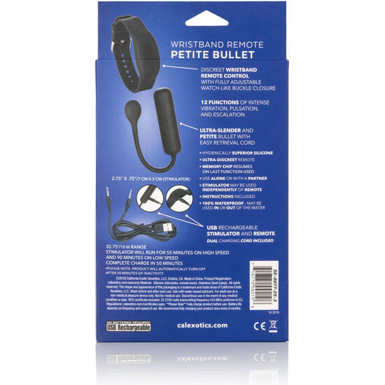 Bullet vibrant télécommandé au poignet — CALEXOTICS