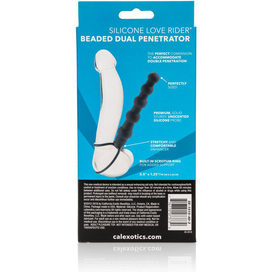 Love Rider Double pénétrateur à perles — CALEXOTICS
