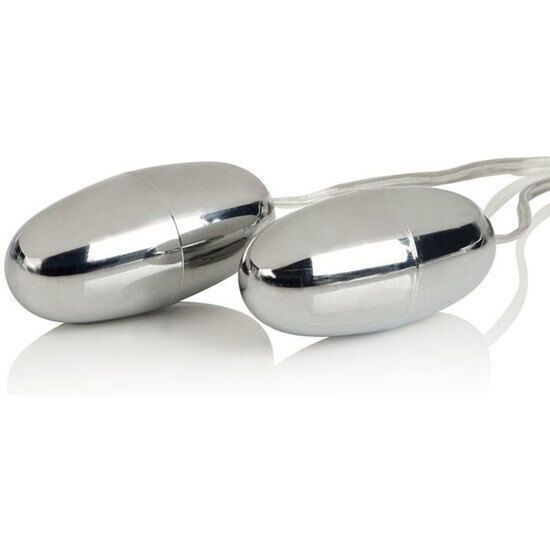 Duo de balles vibrantes argentées — CALEXOTICS