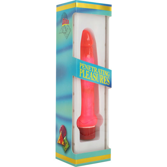 Vibromasseur anal fin en jelly rose — SEVEN CREATIONS