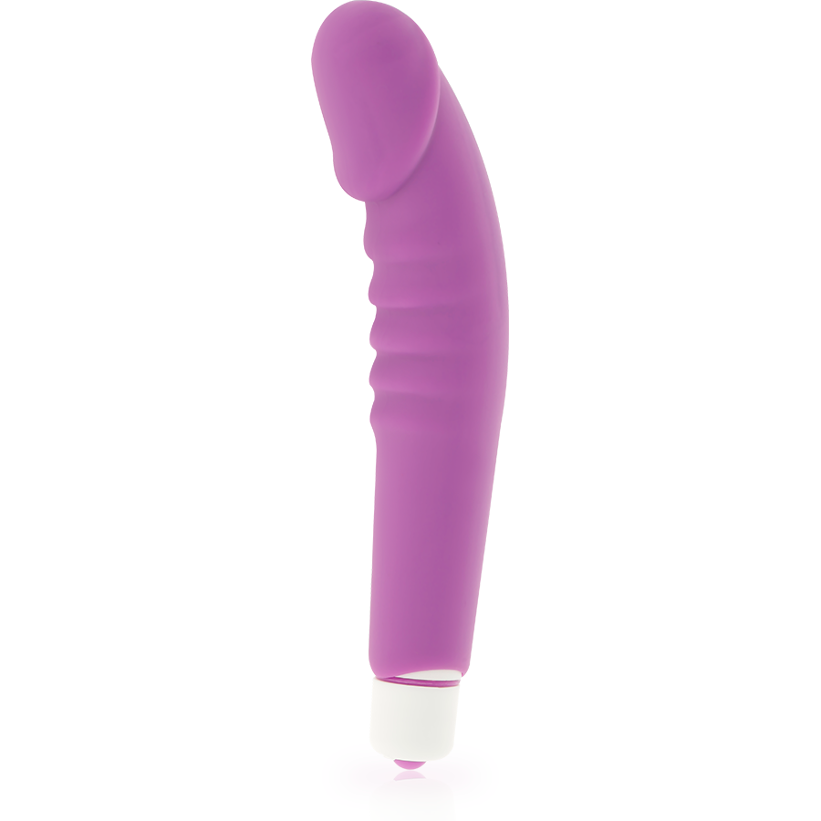 Vibromasseur réaliste en silicone violet — DOLCE VITA