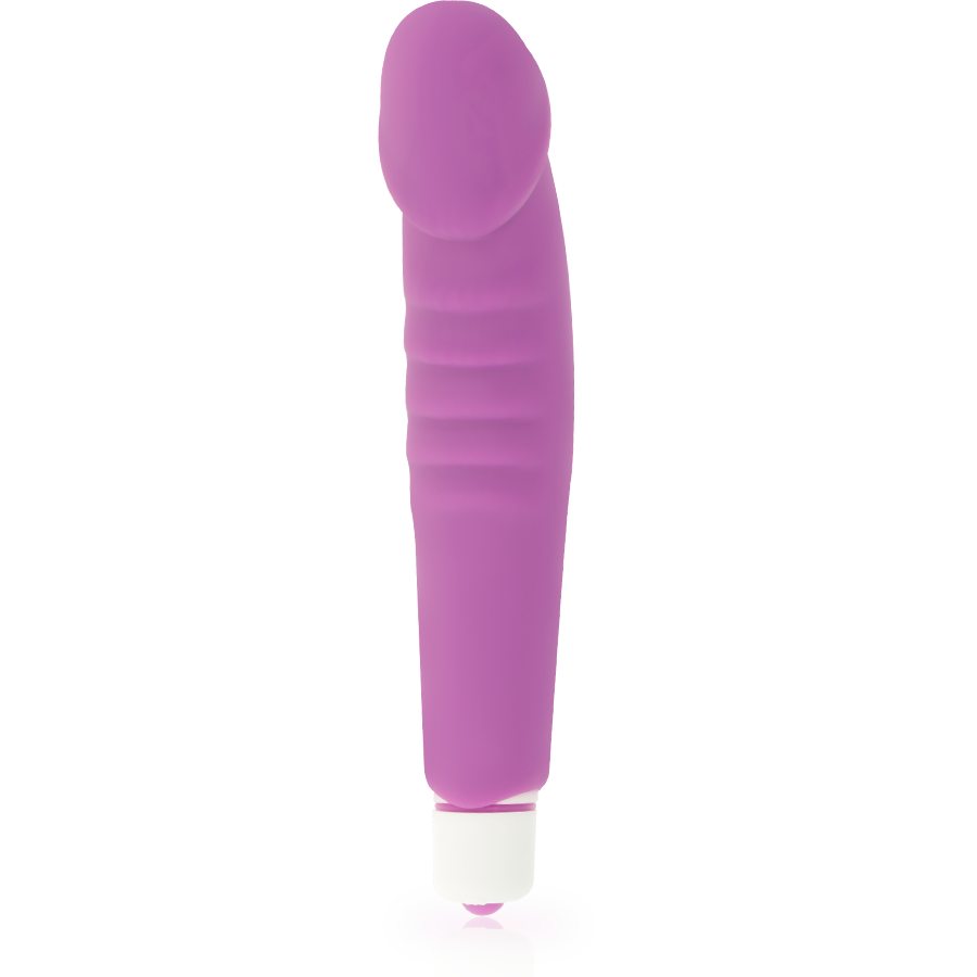 Vibromasseur réaliste en silicone violet — DOLCE VITA