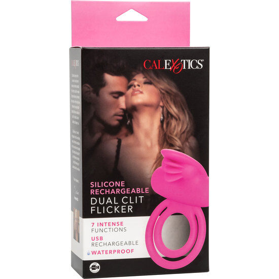 Anneau vibrant double stimulation rechargeable — CALEXOTICS