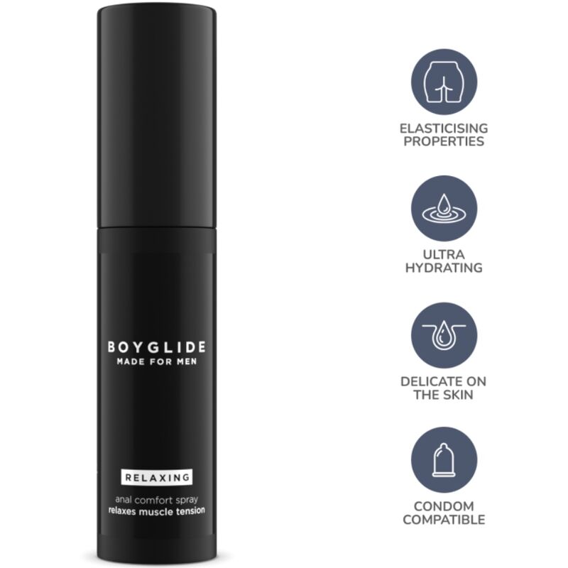 Spray relaxant anal hydratant et décontractant — INTIMATELINE BOYGLIDE