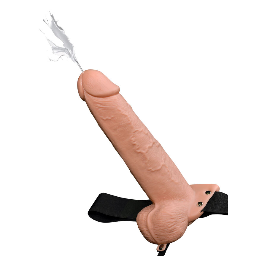 Harnais ajustable avec dong à simulation d'éjaculation — FETISH FANTASY SERIES