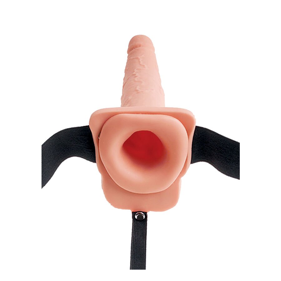 Harnais ajustable avec dong à simulation d'éjaculation — FETISH FANTASY SERIES