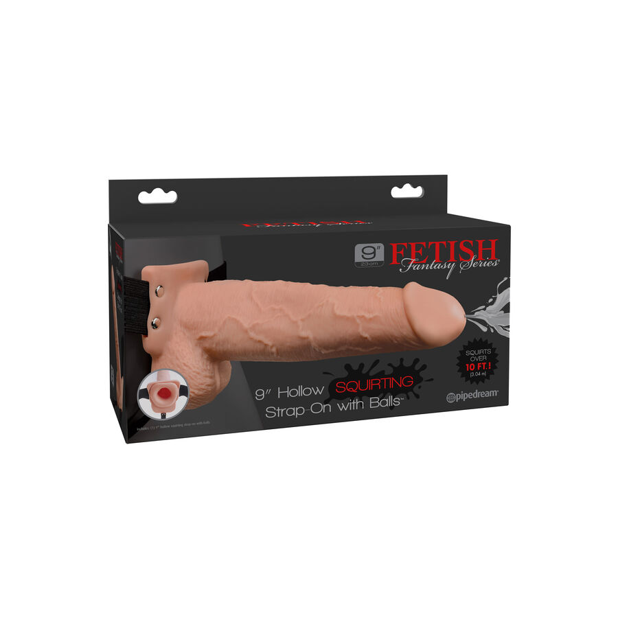 Harnais ajustable avec dong à simulation d'éjaculation — FETISH FANTASY SERIES