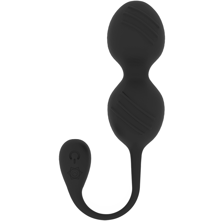 Balles de Kegel vibrantes rechargeables Nisha noires — RITHUAL