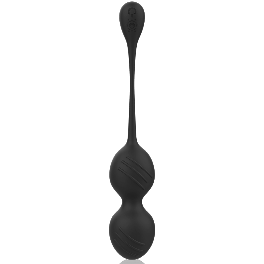 Balles de Kegel vibrantes rechargeables Nisha noires — RITHUAL