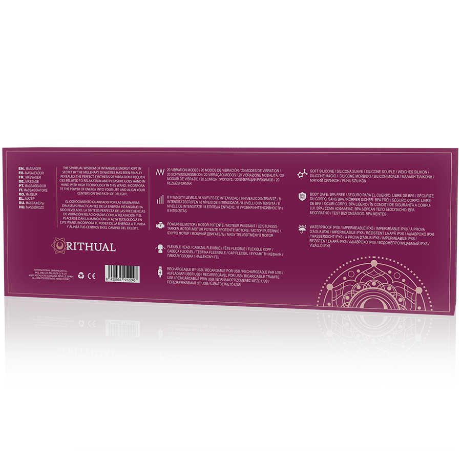Baguette Akasha rechargeable puissante 2.0 orchidée — RITHUAL