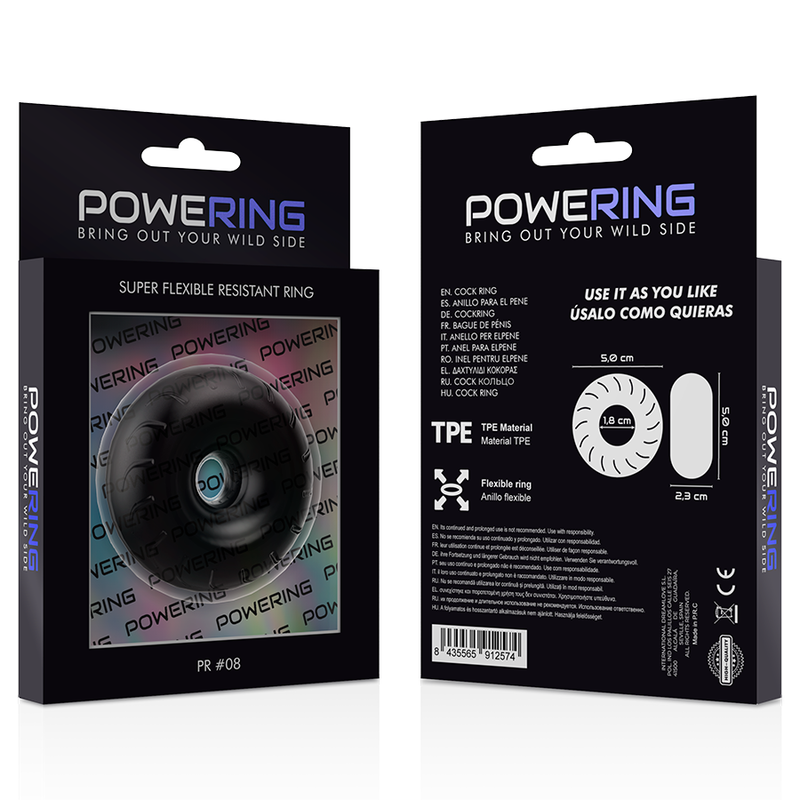 Anneau pénien super flexible et résistant 5cm — POWERING