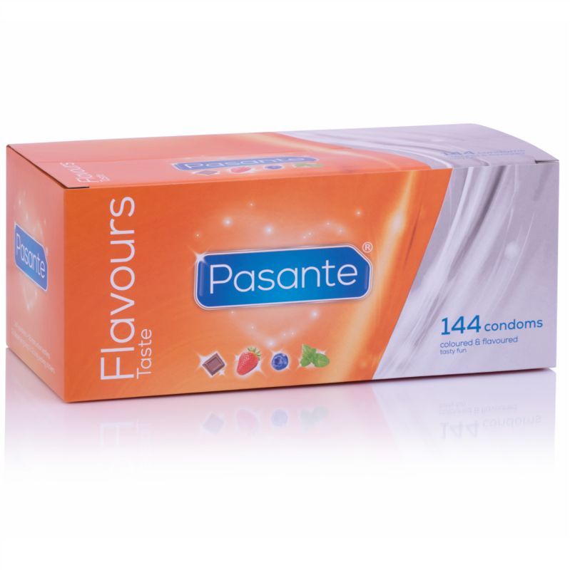 Préservatifs aromatisés multicolores — PASANTE