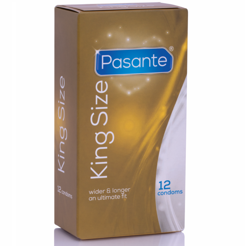 Préservatifs king size longs et larges, lot de 12 — PASANTE