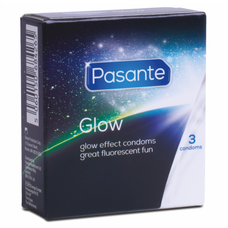 Préservatifs phosphorescents, lot de 3 — PASANTE
