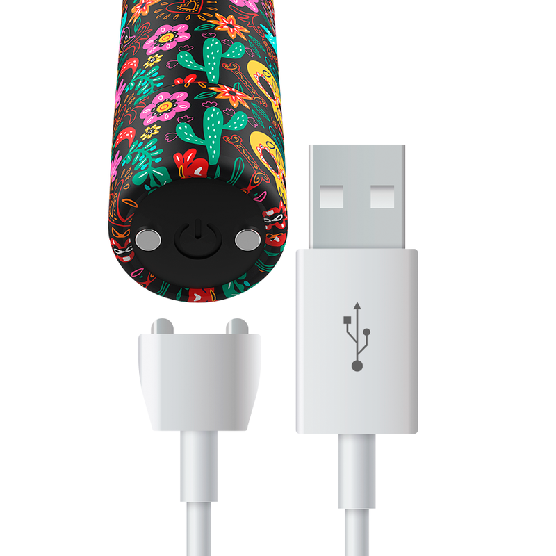 Balle vibrante rechargeable florale 10 intensités — CUSTOM BULLETS