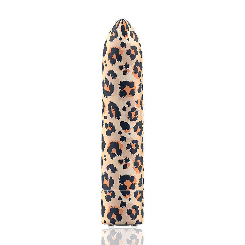 Mini vibromasseur rechargeable imprimé léopard 10 intensités — CUSTOM BULLETS