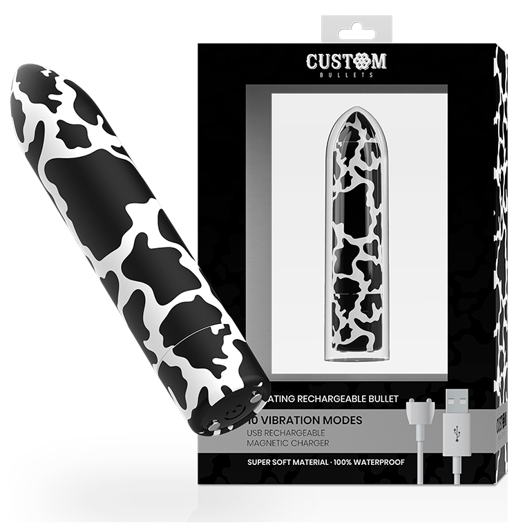 Bullet vibrant personnalisé rechargeable 10 intensités — CUSTOM BULLETS