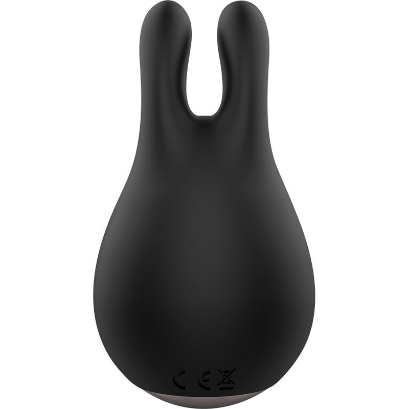 Stimulateur clitorien oreilles de lapin noir et or — COQUETTE TOYS