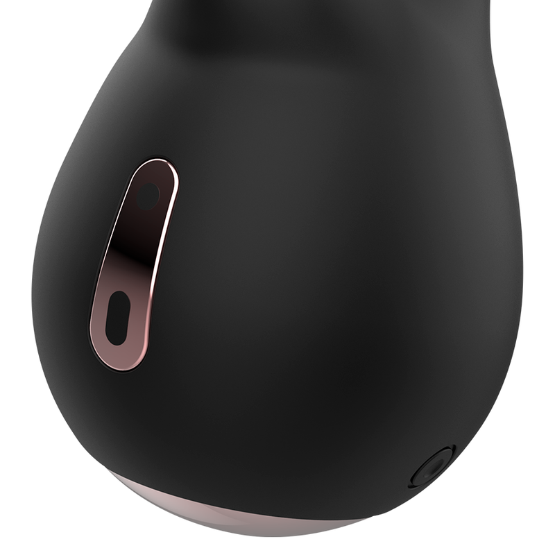 Stimulateur clitorien oreilles de lapin noir et or — COQUETTE TOYS