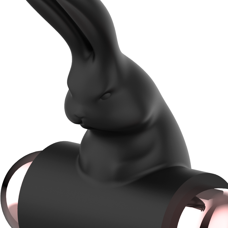 Anneau vibrant chic noir et or — COQUETTE TOYS