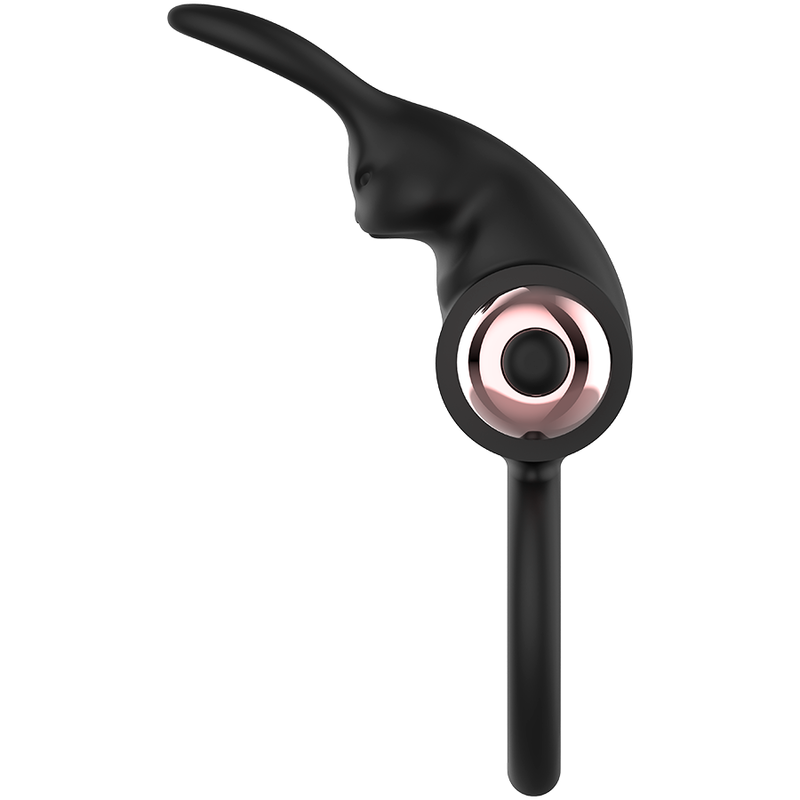 Anneau vibrant chic noir et or — COQUETTE TOYS