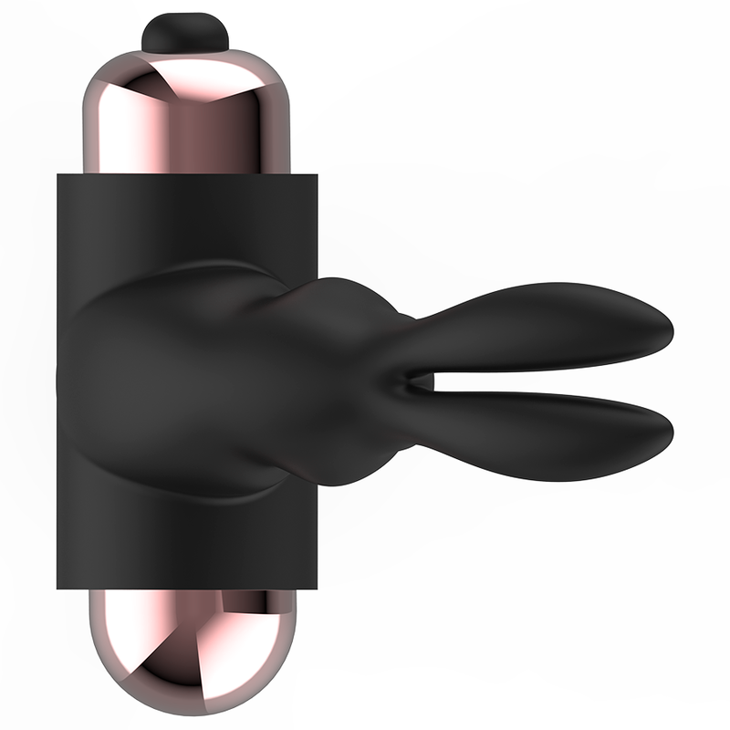 Anneau vibrant chic noir et or — COQUETTE TOYS