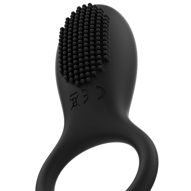 Anneau vibrant télécommandé rechargeable noir et or — COQUETTE TOYS
